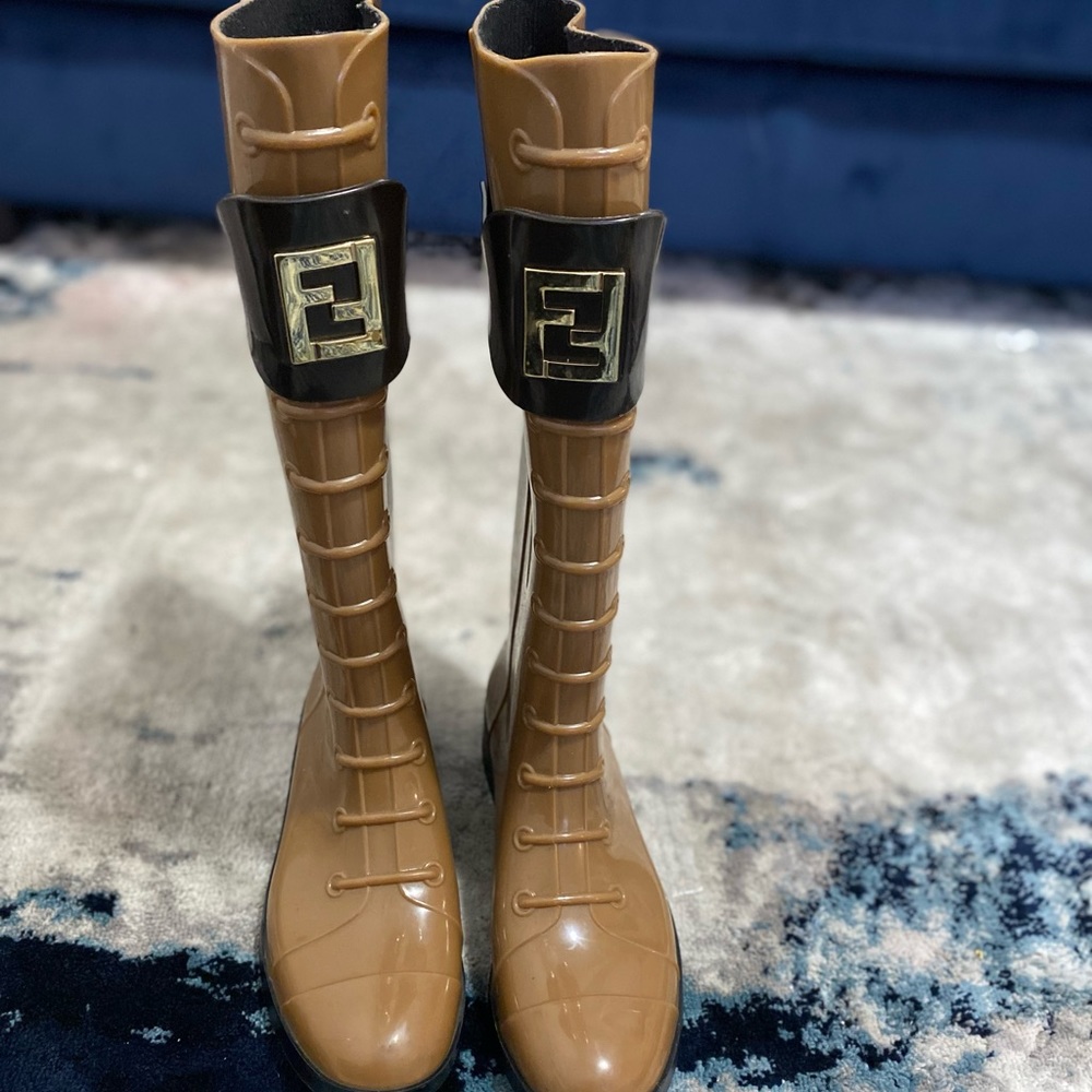 Fendi rain boots